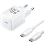 Vention Cargador de Pared GaN TZ-FEPW0-EU-01 con 1xUSB-C y Cable USB-C 20W